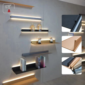 2024 nouveau produit personnalisé en aluminium salle de bain douche étagère antirouille métal Fabrication murale Rectangle étagère - Product Image 6