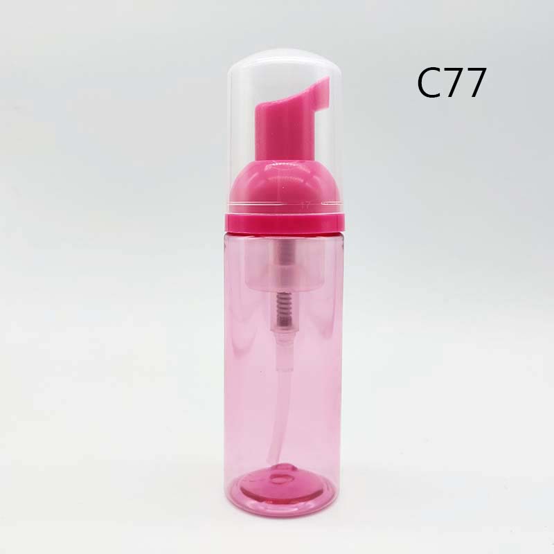 Shampoing pour cils en bouteille rose