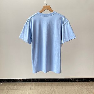 T-shirts à <span class=keywords><strong>manches</strong></span> <span class=keywords><strong>courtes</strong></span> pour femmes, nouveau style d'été, tissu en coton pur avec imprimé ours et broderie rayée - Product Image 3
