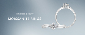 Bague de fiançailles classique en moissanite, taille brillant rond, sertie à griffes, or massif 18 carats, bijoux pour femme - Product Image 3