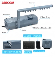 Filtre interne pour aquarium LEECOM de qualité supérieure, ultra-silencieux, submersible, pour aquarium, fourni par l'usine