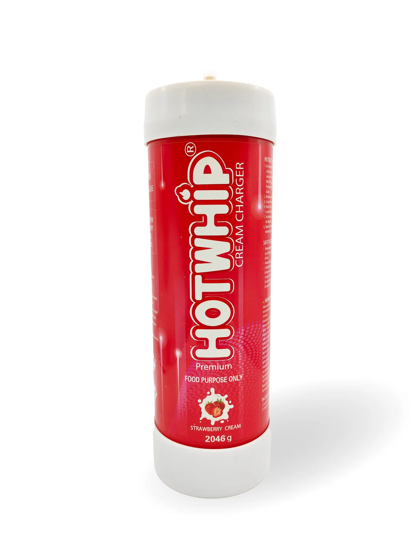 Hotwhip 2000g creme de gás grande tanque, chicote creme carregador 3.3l