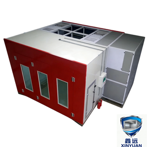 Konverter Katalitik yang Ditingkatkan Pemanas Diesel 12KW Bilik Semprot Mobil Suhu Pengeringan 80C Peningkatan Pengurangan Emisi Ketat - Product Image 1