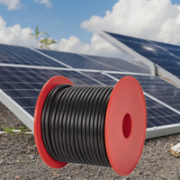 Câble de panneau solaire isolé XLPO certifié TUV câble CC 6mm2 gaine 4mm conducteur en cuivre LSZH pour système d'énergie solaire PV1-F XLPO