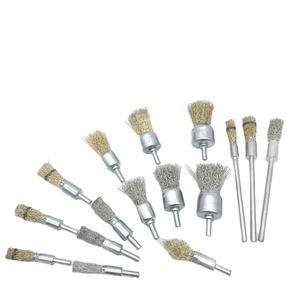 Kuas Kawat Baja Diameter 6x (10 12 16 25 30) Dengan Gagang dan Kepala Gerinda untuk Menghilangkan Karat pada Kawat Baja dan Kawat <span class=keywords><strong>Stainless</strong></span> <span class=keywords><strong>Steel</strong></span> - Product Image 1