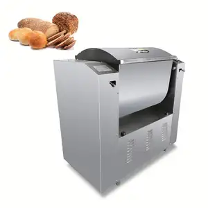 Mezclador de masa horizontal industrial 200kg mezclador de masa de galletas mezclador de alimentos máquina mezcladora de masa de pan