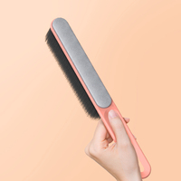 Sanga Nouveau Brosse de nettoyage multifonctionnelle écologique en plastique double face réutilisable pour enlever les poils d'animaux statiques et les peluches des vêtements pour la maison