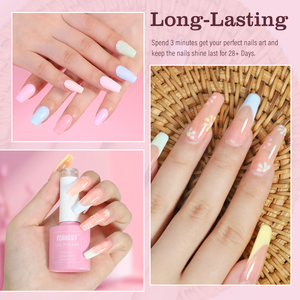 FZANEST Kit de Arte de Uñas de Colección Regular de Muy Buena Calidad, Esmalte en Gel, Fabricante Mayorista, OEM, Marca Privada, Productos para Uñas con Diseño de Corazón - Product Image 4