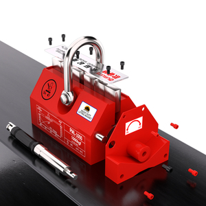 Imán de Elevación de Tubos de Acero Redondos de 3 Toneladas de Alta Resistencia, Nuevo, Elevador Magnético Permanente para Grúa, Garantía de 3 Años, Mango Ergonómico - Product Image 4