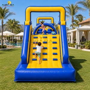 Nouveau style de parcours d'obstacles gonflable, château gonflable extérieur, toboggan d'obstacles pour enfants - Product Image 4