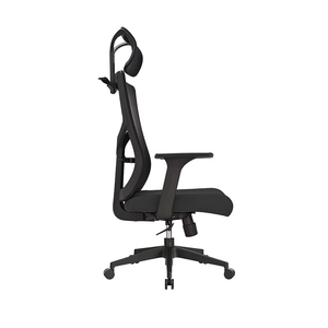 Chaise de bureau ergonomique moderne pivotante et inclinable avec dossier réglable en hauteur, en maille, pour usage domestique ou professionnel - Product Image 4