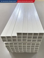 Perfil de Pultrusión de Plástico Reforzado con Fibra de Vidrio, Tubo Cuadrado Personalizado, Acero Angular, Viga en I, Correa Japonesa, Perfil de Pultrusión Manual para Construcción