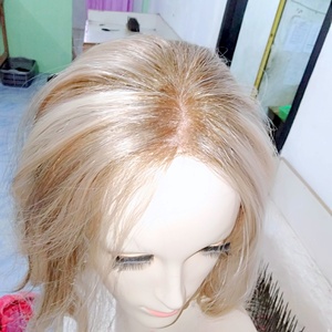 Peluca frontal de encaje, cabello humano 100% virgen, pelo corto, muy bonito, natural, suave y fragante - Product Image 5