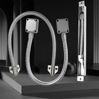 Boucle de porte en acier inoxydable Manchon de protection de montage exposé Protecteur de câble de contrôle d'accès pour système de verrouillage de porte de contrôle d'accès
