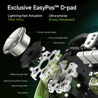 EasySMX D10 Pengontrol Game dengan Joystick TMR, Gamepad Multi-platform dengan Kunci Trigger 2 Arah, Dock Pengisian Daya Cerdas