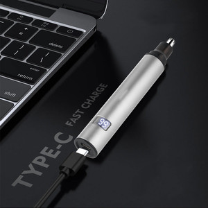 OEM Men's USB Electric Nose <b>Ear</b> Eyebrow Hair Trimmer-Low Noise Portable Mini Shaving & <b>Cleaning</b> <b>Tool</b> - Product Image 5