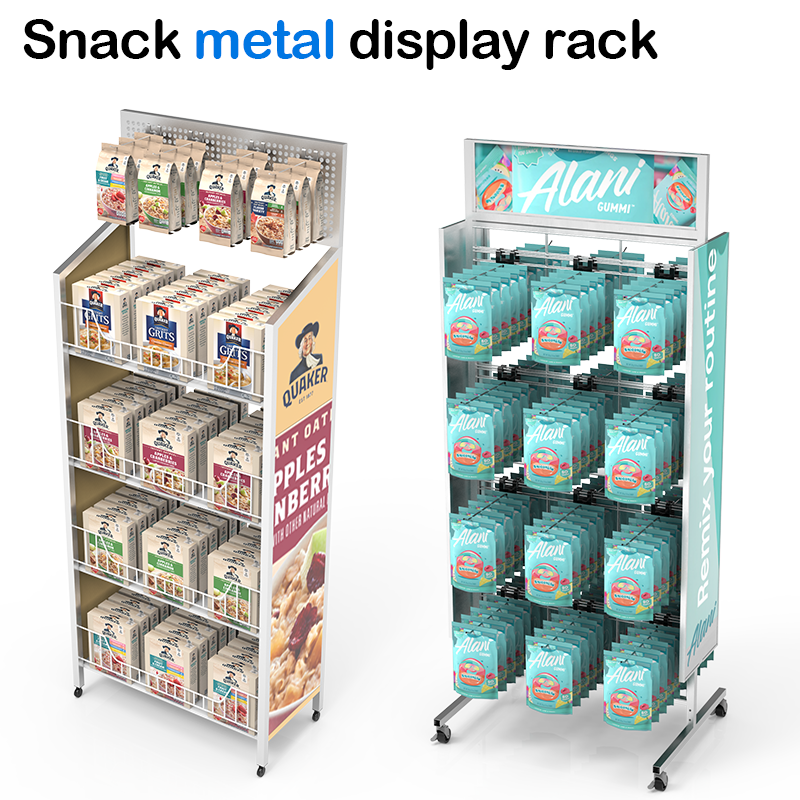 Apache Food Customizable Display Stand for Supermarket Shelves Easy-to-use and Customizable Display Solution — view 4
