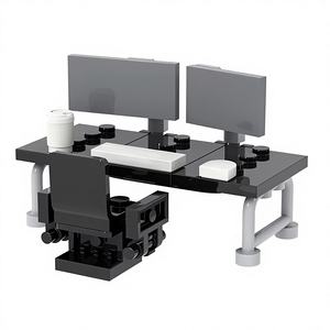 Juego de 32 Piezas MOC4167, Serie City, Muebles de Plástico ABS para Sala de Estar, Juego de Bloques de Construcción para Armar, para Todas las Edades - Product Image 1