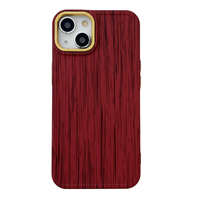 Coque de couverture arrière mobile en TPU grain de bois pour Infinix KC8/Iphone 15plus/Xiaomi POCO M4/Samsung