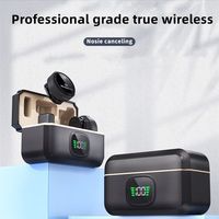 Draadloze Microfoons Lavalier Microfoon mikrofon Mini nirkabel Lavalier untuk iPhone17 Pro MAx iPad Android