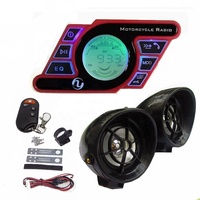 Système de son de véhicule électrique de moto populaire haut-parleurs stéréo radio FM lecteur de musique MP3 haut-parleur d'alarme