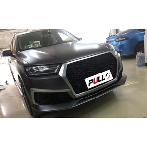 Kit carrosserie pour Audi Q7 2016-2019 Mise à niveau vers <span class=keywords><strong>RSQ7</strong></span> Comprend Pare-chocs avant ABS Grille Diffuseur arrière Tuyaux de queue - Product Image 6