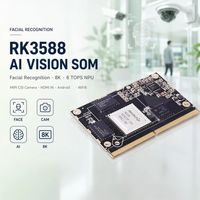 Kamera AI Pengenal Wajah 8K 6 TOPS NPU 32GB LPDDR MIPI CSI dengan WiFi6 2x Gigabit Sistem Android RK3588 System-on-module