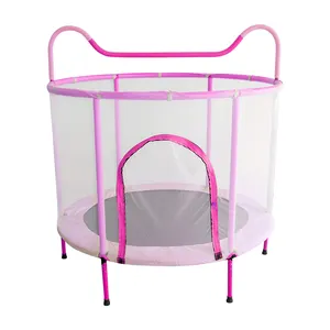 Nuovi arrivi personalizzabile 55 pollici trampolino Indoor Mini bambino che salta giocattoli elastico trampolino con custodia per i bambini