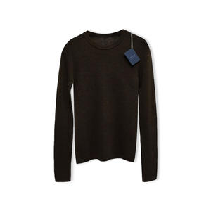 <span class=keywords><strong>เสื้อ</strong></span>สเวตเตอร์ไหม<span class=keywords><strong>พรม</strong></span>แขนยาวคอปก ผ้าขนแกะเมอริโนแท้ 100% สำหรับฤดูหนาว สีพื้น แบบเรียบง่าย สไตล์พูลโอเวอร์ - Product Image 3