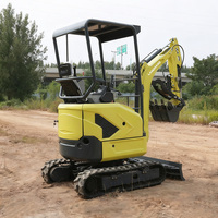 Mini pelle 1.7 tonnes à vendre Landward Micro pelle sur chenilles EPA Kubota moteur petite pelle diesel LW17E pour jardin ou ferme