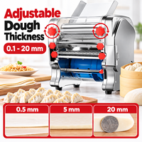 Machine à pâtes électrique professionnelle, presse à nouilles, laminoir à pâte pour nouilles fraîches et emballages