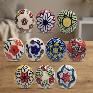 High Quality Modern Eco-Friendly <b>Ceramic</b> Cabinet Door <b>Knob</b> for Kitchen Bedroom Drawer Furniture-Easy Installation Decorative - Product Image 1