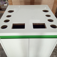 Station de buffet sur mesure, taille non standard, armoire à vin, surface solide en acrylique de haute qualité