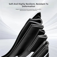Protection adhésive pour vitres, joint en caoutchouc synthétique EPDM haute résistance, étanche, coupe-vent, anti-collision, bande d'étanchéité