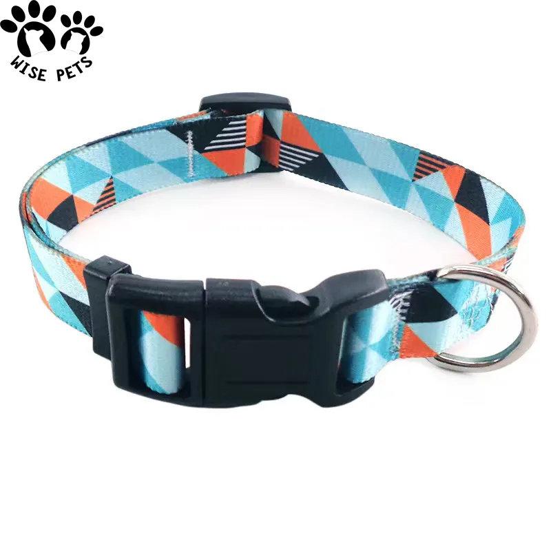 Polyester Dog collar size S M and L adjustable dog collars de mascota small big dog puppy pet products supplier pet collar