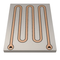 Radiateur de refroidissement liquide à caloduc pour refroidisseur d'eau personnalisé, dissipateur thermique pour équipement électronique industriel, système de refroidissement