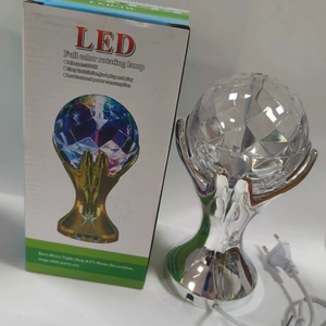 Sfera magica della coppa <span class=keywords><strong>del</strong></span> <span class=keywords><strong>mondo</strong></span> di <span class=keywords><strong>calcio</strong></span> luce rotante di cristallo KTV Bar Laser sette colori luce notturna RGB perline di luce ad alta luminosità - Product Image 2