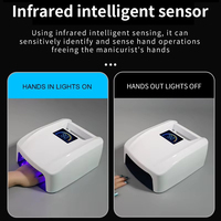 2032 20% RABATT Kabellose UV-LED-Nagellampe Wiederaufladbar 72W Nageltrockner Handlicher Tragbarer Maniküre-Lichtstrahler für Gel-Nägel