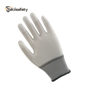Wholesale White PU Fingertip Coated <strong>Gloves</strong> Nylon Knitted <strong>Top</strong> Fit <strong>Gloves</strong> PU Coated <strong>Gloves</strong> for General Purpose Work - Product Image 6