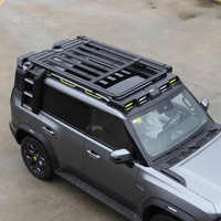 Jetour Traveller Shanhai T2 Dachträger-Rahmen Faltbare Leiter Erweiterungsplattform Aluminium-Legierung Dachträger Ohne Bohren Dachmontage