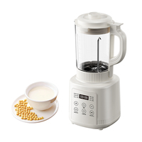 Robot culinaire électrique multifonction RANBEM avec récipient en verre, mixeur chauffant, presse-agrumes intelligent numérique, machine à lait végétal, usage domestique