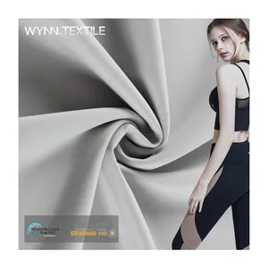 High Elastic Double-sided Moisture-conducting And Quick-drying Nylon 70.9%/spandex 29.1% Sports Yoga Fabric