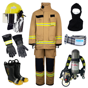 Nomex Feuerwehranzug EN469 Aramid Schutzkleidung Feuerwehruniform Feuerbekämpfungs-Kleidung Feuerwehr-Outfit CE-Zertifiziert - Product Image 4