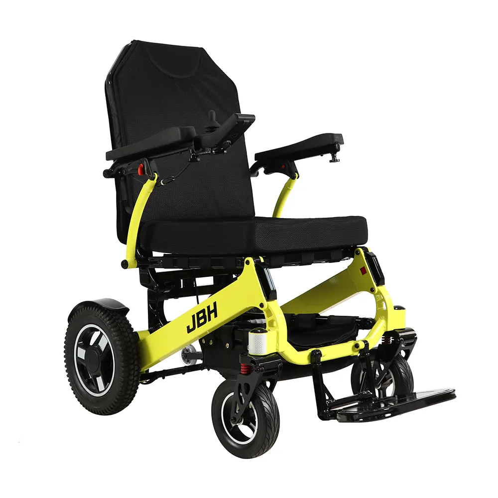 D39 Spring Shock Absorbing High Power Electric Wheelchair user