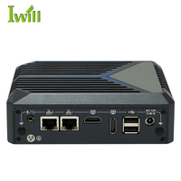 Nuevo diseño In-tel Ce-leron J6412 Fanless Industrial Mini Pc 2xLan 12th Gen 8xUSB Ram DDR4 4K Pantalla Full HD