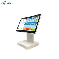 Système de point de vente de bureau, terminal de vente au détail, écran tactile Windows 10/Android 11, écran TFT-LCD 15,6 pouces, caisse enregistreuse tout-en-un Jepower