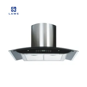 Lawe Popular powerful Suction Cooker Hood Carbon Filter Kitchen Chimney Extractor Cooker Hood for Purify oil fume