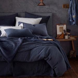 Drap de lit moderne le plus vendu avec ensemble de housse de couette en <span class=keywords><strong>lin</strong></span> pur 100% <span class=keywords><strong>lavé</strong></span> taie d'oreiller - Product Image 5