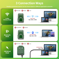 Lecteur de codes-barres 1D Bluetooth NETUM avec clip dorsal, compatible avec tablettes iOS, Android, Windows, MacOS pour l'inventaire d'entrepôt et les systèmes de point de vente (1D - E740)