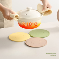 Sous-plat et dessous de plat en silicone résistant à la chaleur pour casseroles, bols et vaisselle chaude